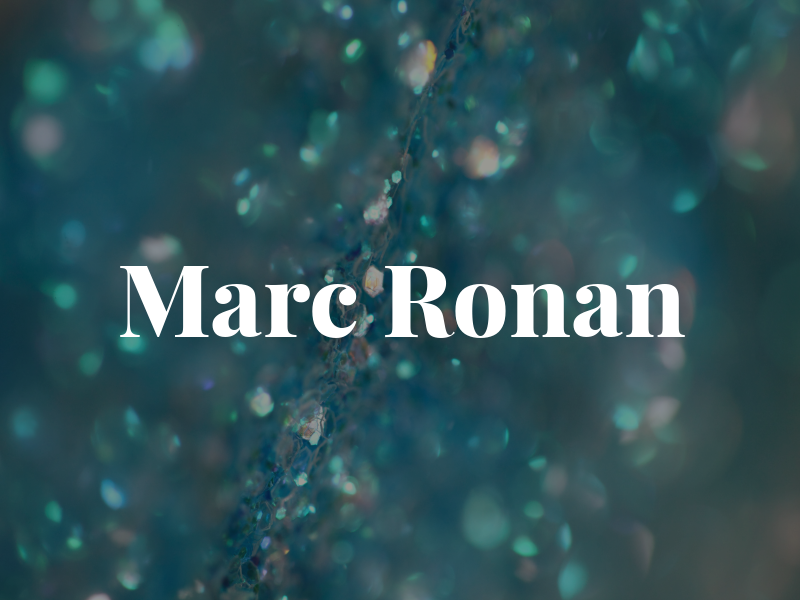 Marc Ronan