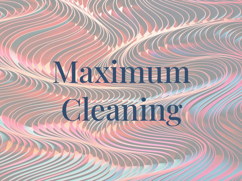 Maximum Cleaning