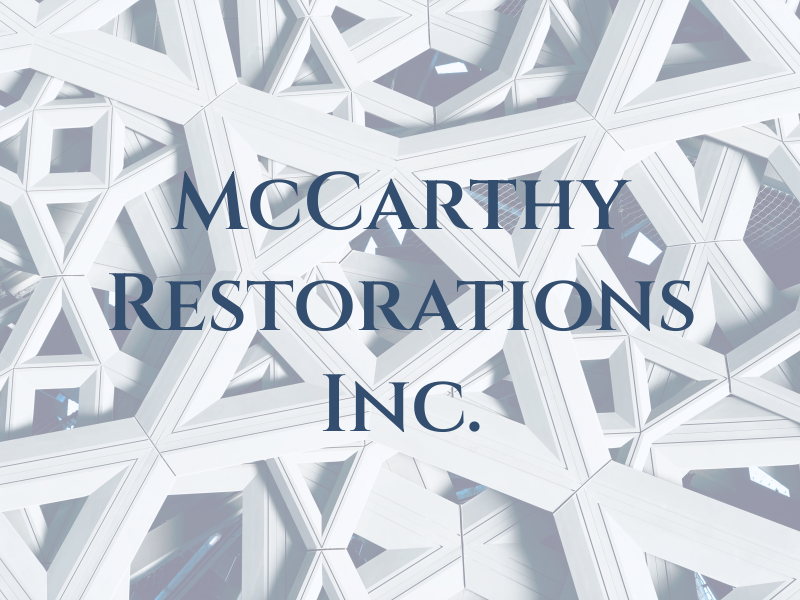 McCarthy Restorations Inc.