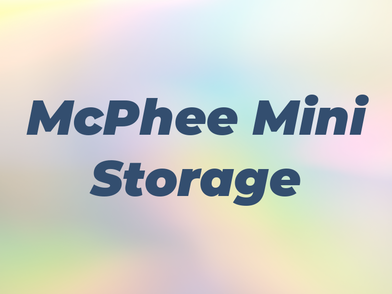 McPhee Mini Storage