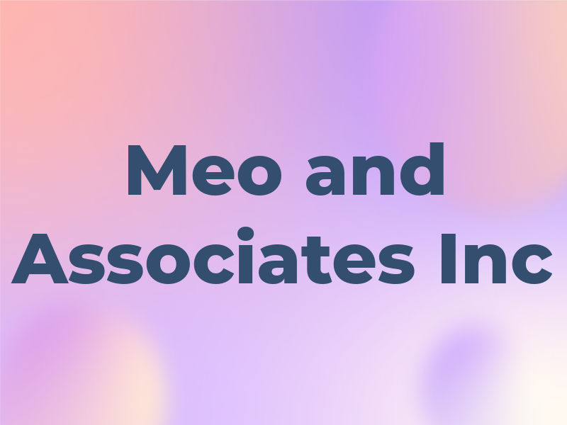 Meo and Associates Inc