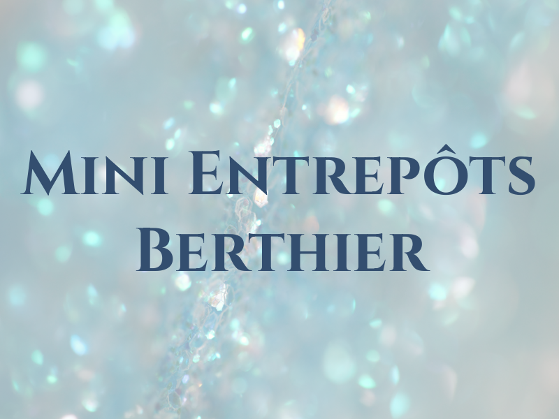 Mini Entrepôts Berthier