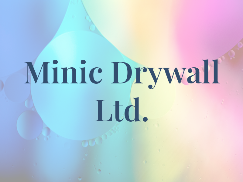 Minic Drywall Ltd.