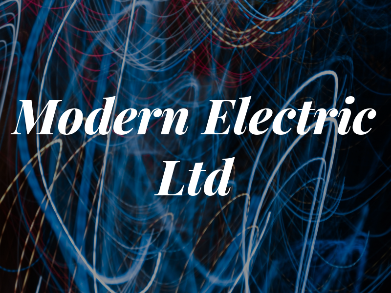 Modern Electric Ltd