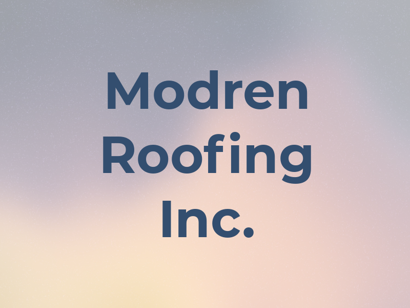 Modren Roofing Inc.