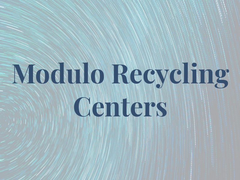 Modulo Recycling Centers