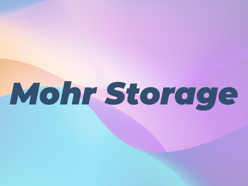 Mohr Storage