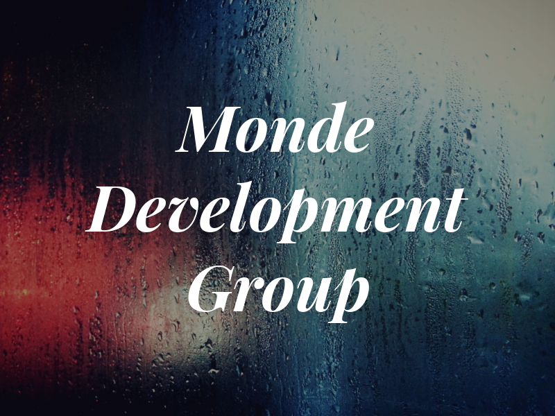 Monde Development Group Inc
