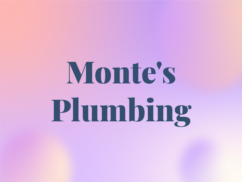 Monte's Plumbing