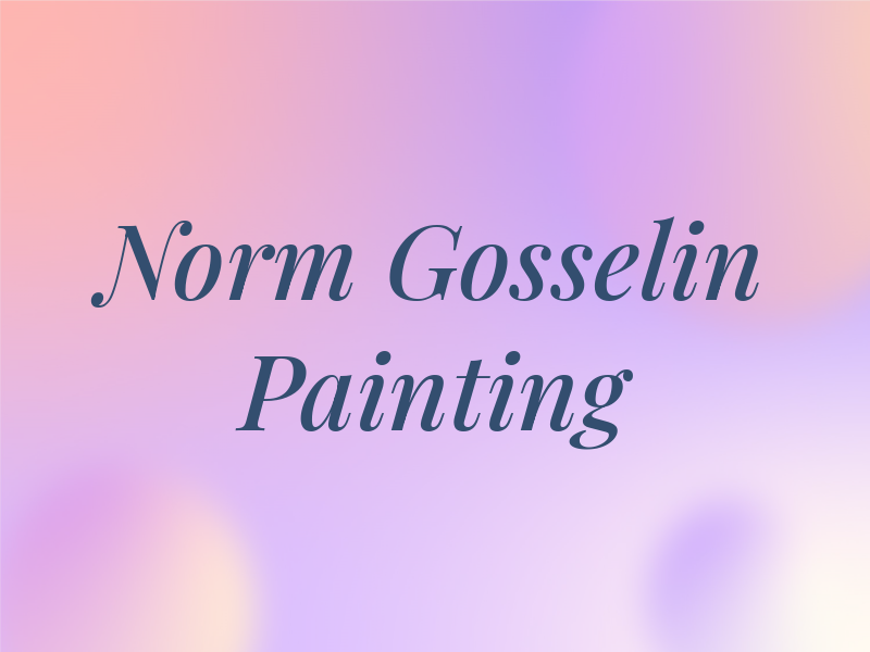Norm Gosselin Painting