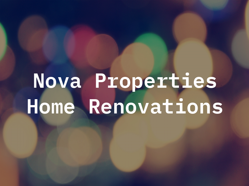Nova Properties & Home Renovations