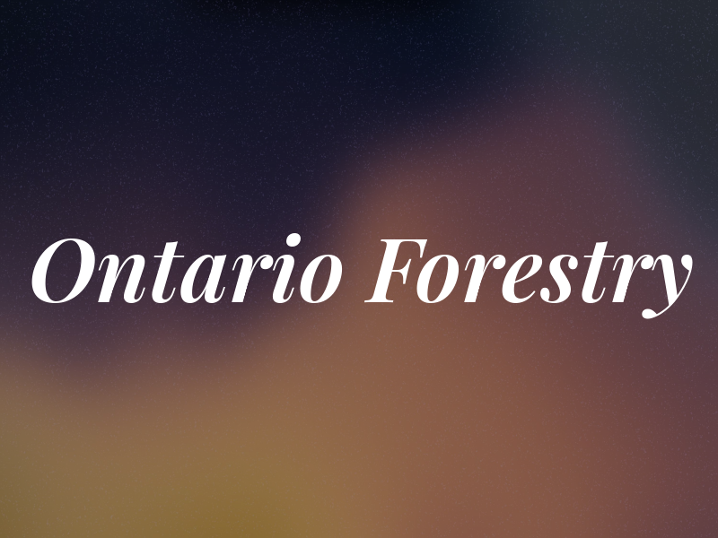 Ontario Forestry