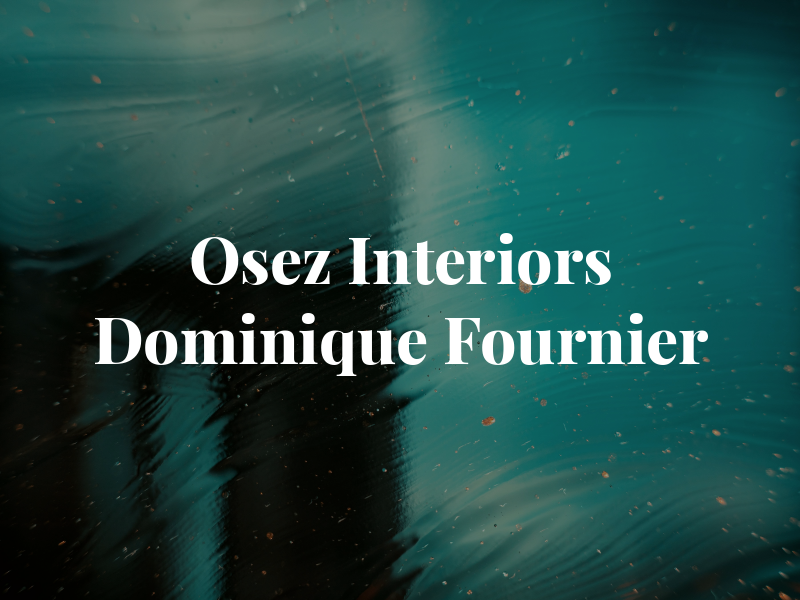 Osez Interiors by Dominique Fournier