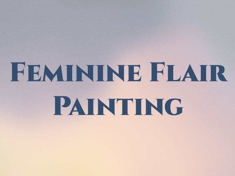 A Feminine Flair Painting