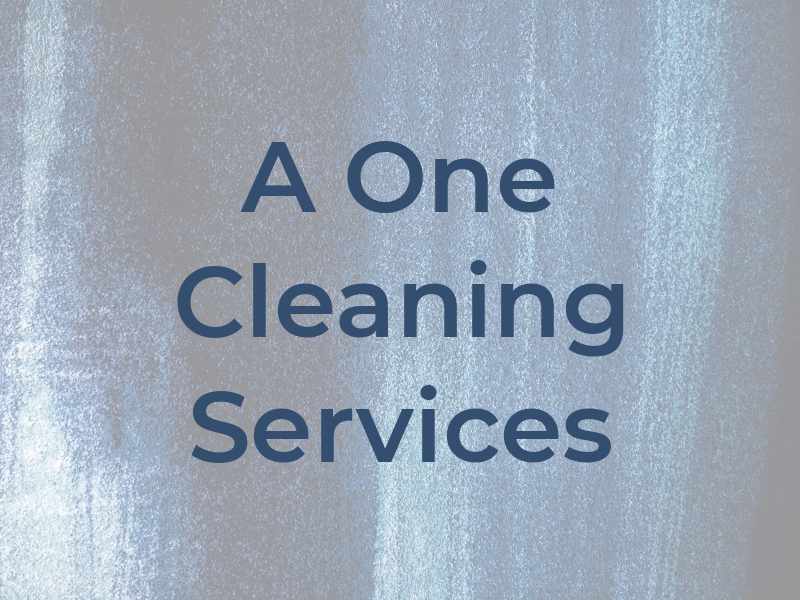 A One Cleaning Services