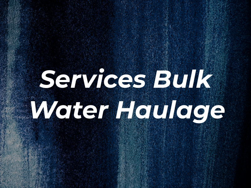 A-Z Services and Bulk Water Haulage