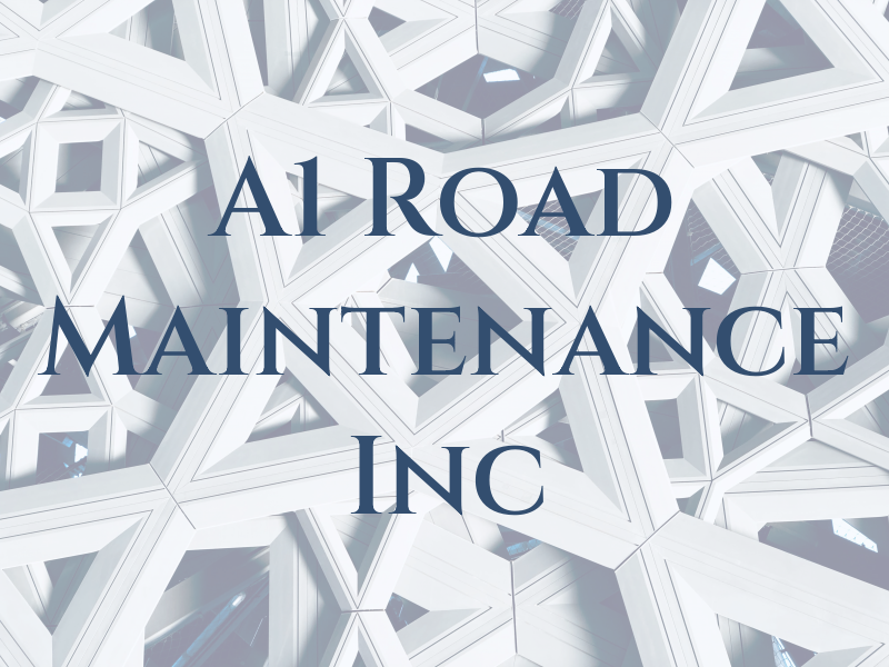 A1 Road Maintenance Inc