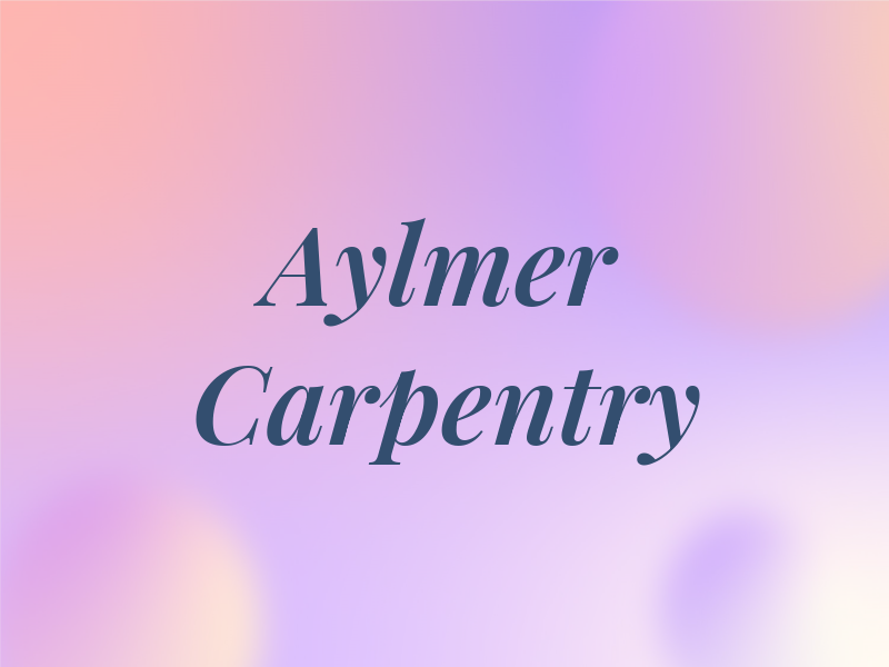 Aylmer Carpentry