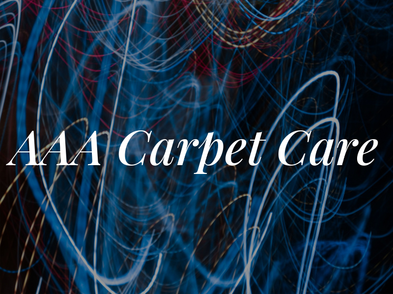 AAA Carpet Care