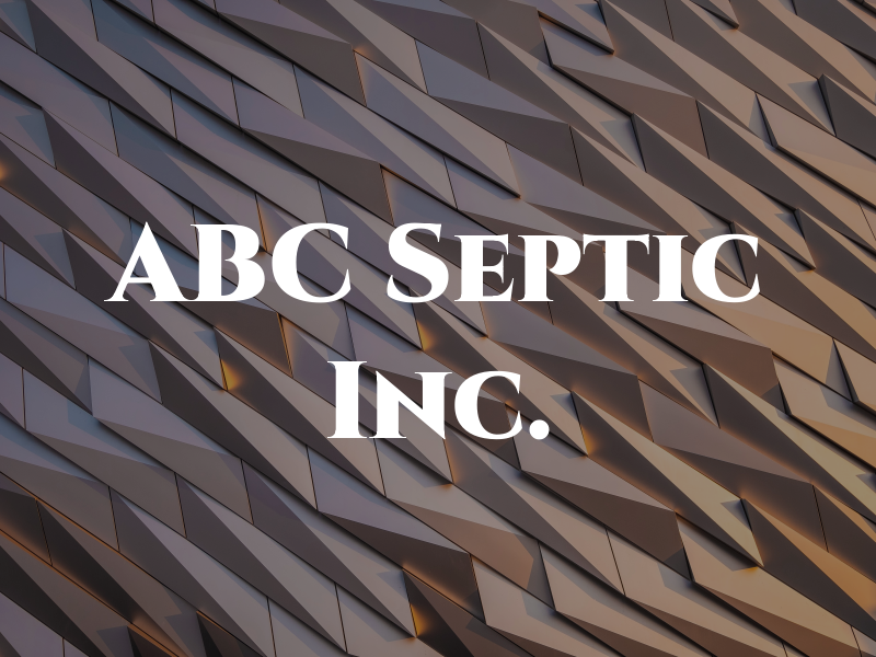 ABC Septic Inc.