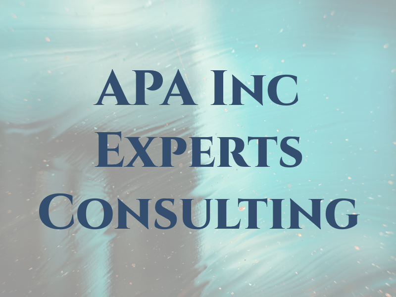 APA Inc Experts Consulting