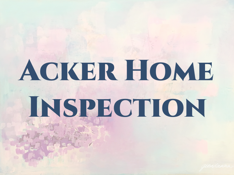 Acker Home Inspection