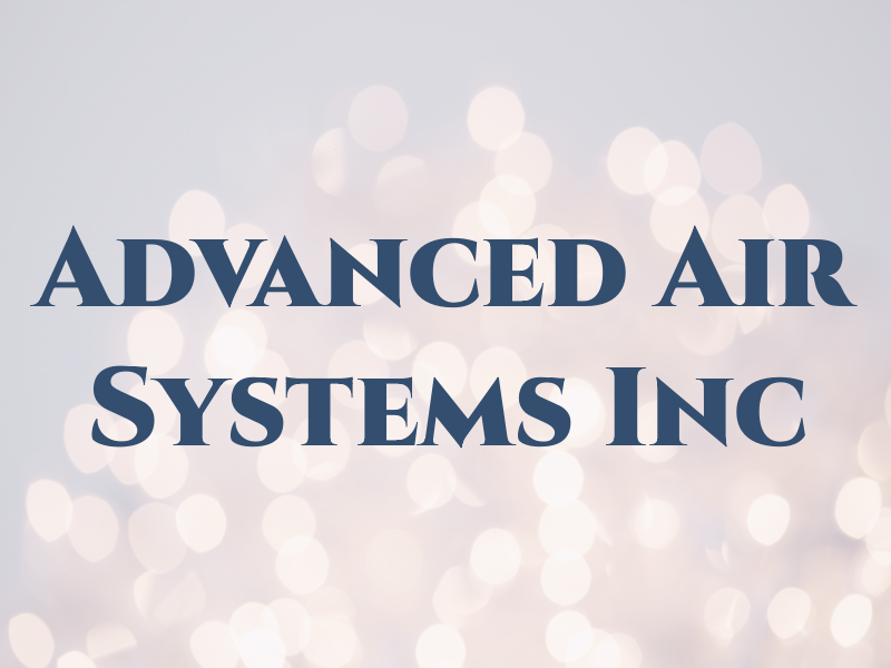 Advanced Air Systems Inc