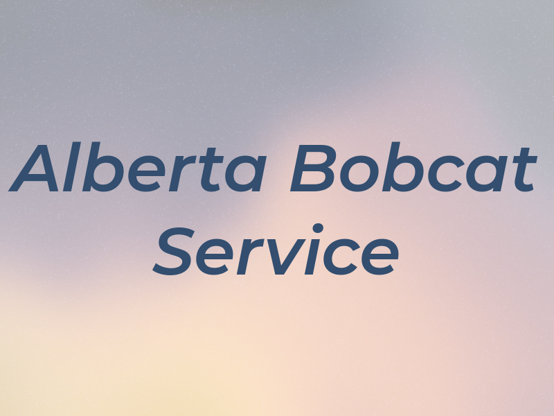 Alberta Bobcat Service