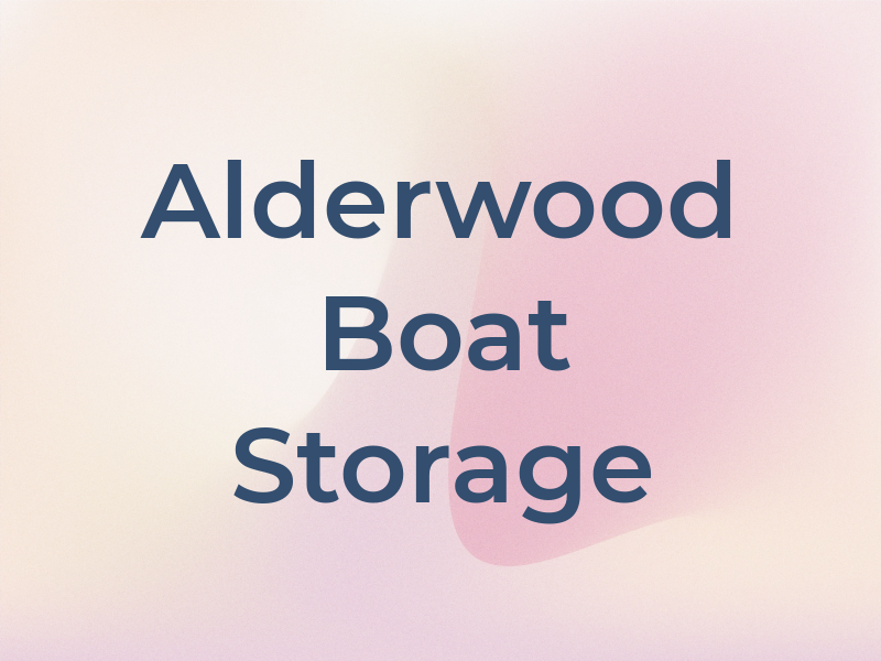 Alderwood RV & Boat Storage