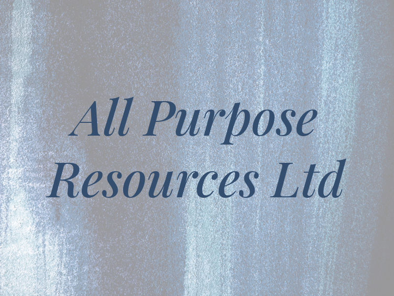 All Purpose Resources Ltd