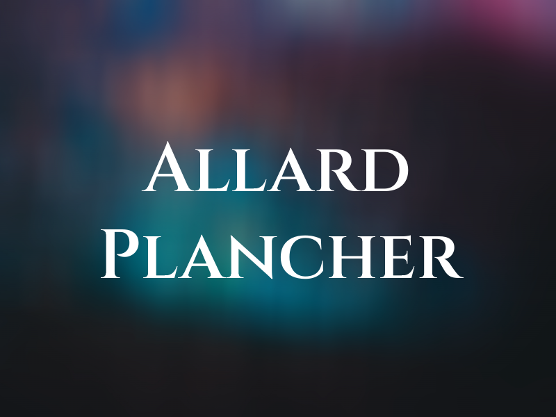 Allard Plancher