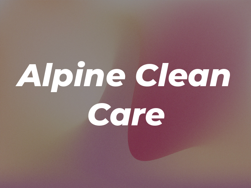Alpine Clean Care
