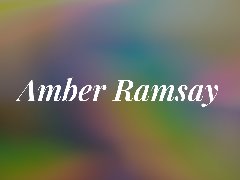 Amber Ramsay