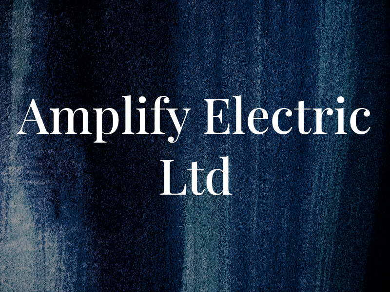 Amplify Electric Ltd