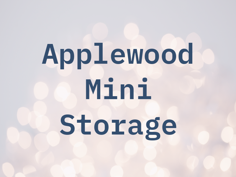 Applewood Mini Storage
