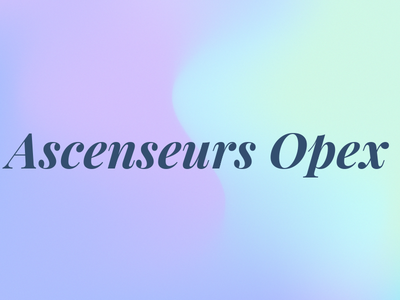 Ascenseurs Opex