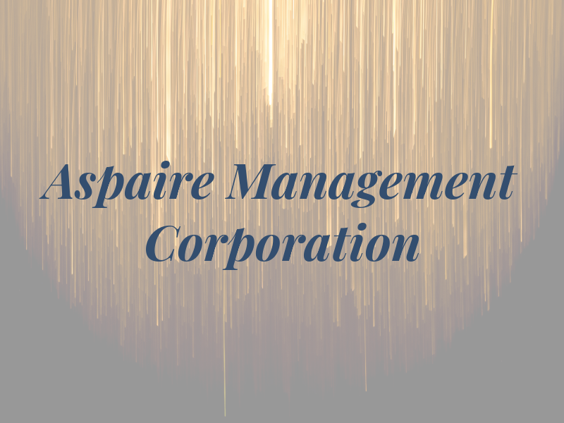 Aspaire Management Corporation
