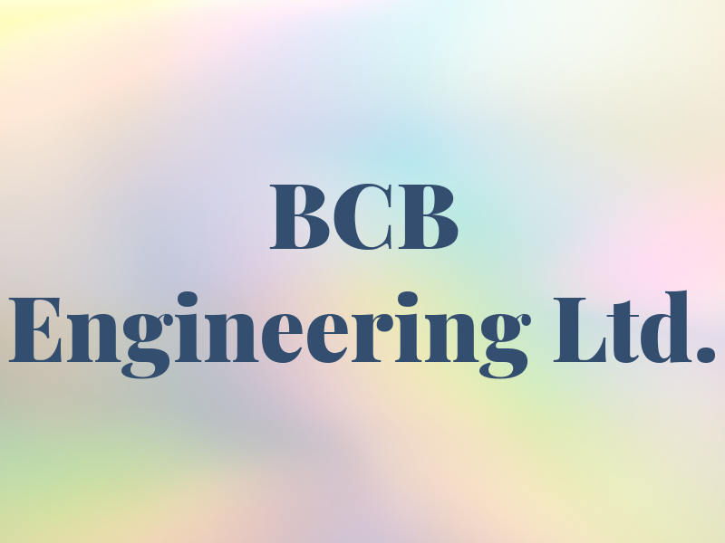 BCB Engineering Ltd.