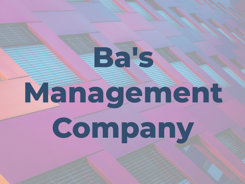Ba's Management Company