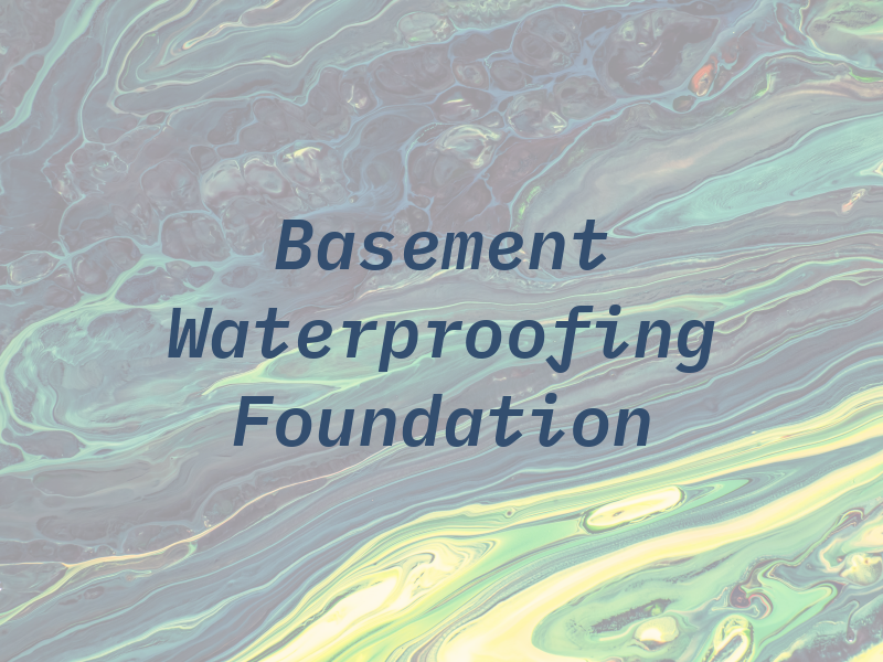 Basement Waterproofing & Foundation