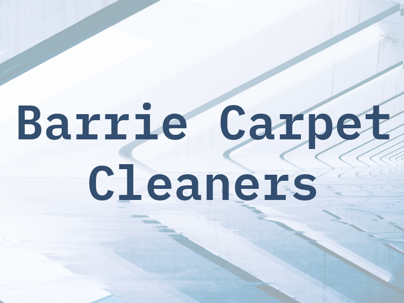 Barrie Carpet Cleaners