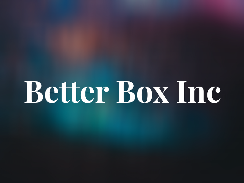 Better Box Inc