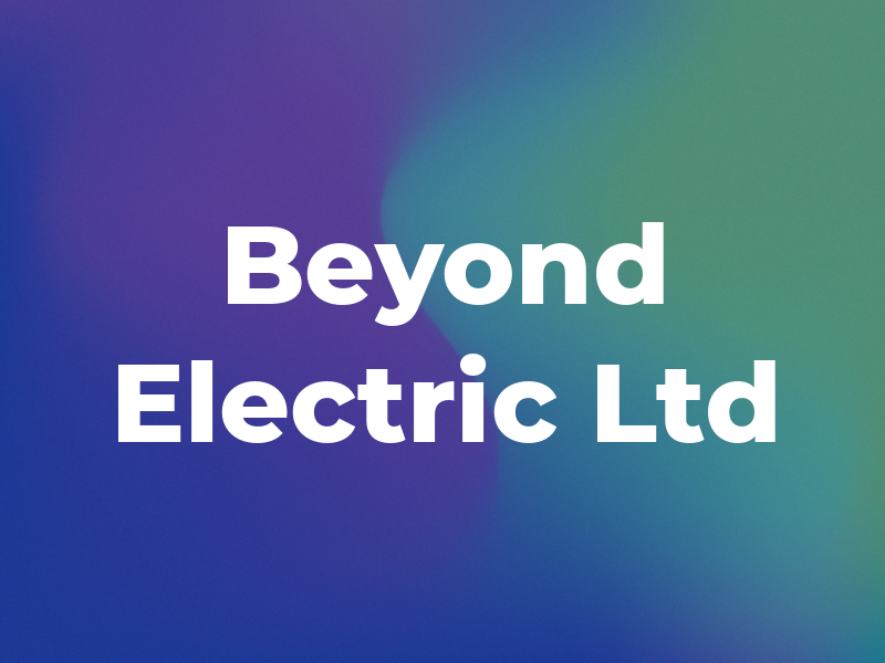 Beyond Electric Ltd