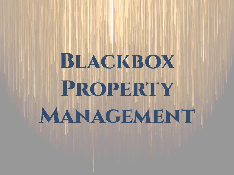 Blackbox Property Management