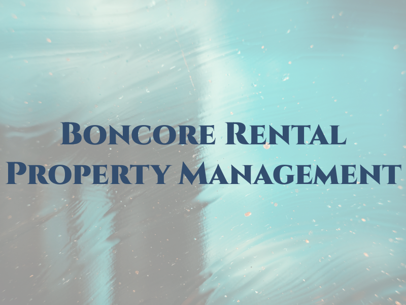 Boncore Rental & Property Management