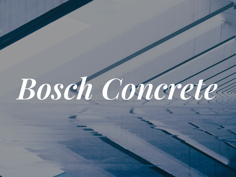 Bosch Concrete