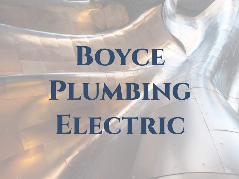 Boyce Plumbing & Electric