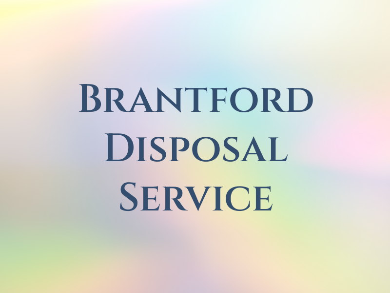 Brantford Disposal Service