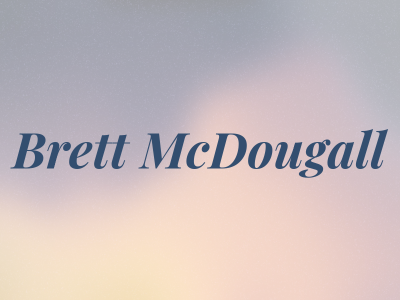 Brett McDougall