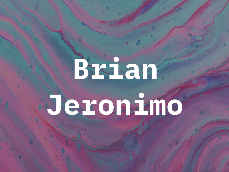 Brian Jeronimo